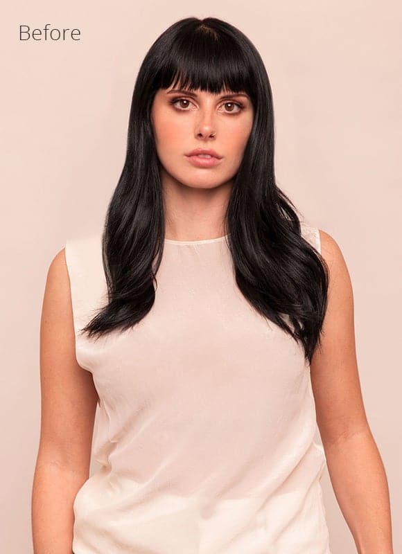 20-inch Seamless Clip-in Hair Extensions #1 Jet Black