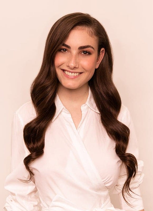 20 Inch Long Seamless Clip-in Hair Extensions, Color 2 Dark Brown