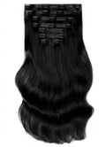 Extensions à clips sans démarcation 20 pouces #1 Noir intense