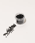 Nano-Ringe, Schwarz, 1000 Stück