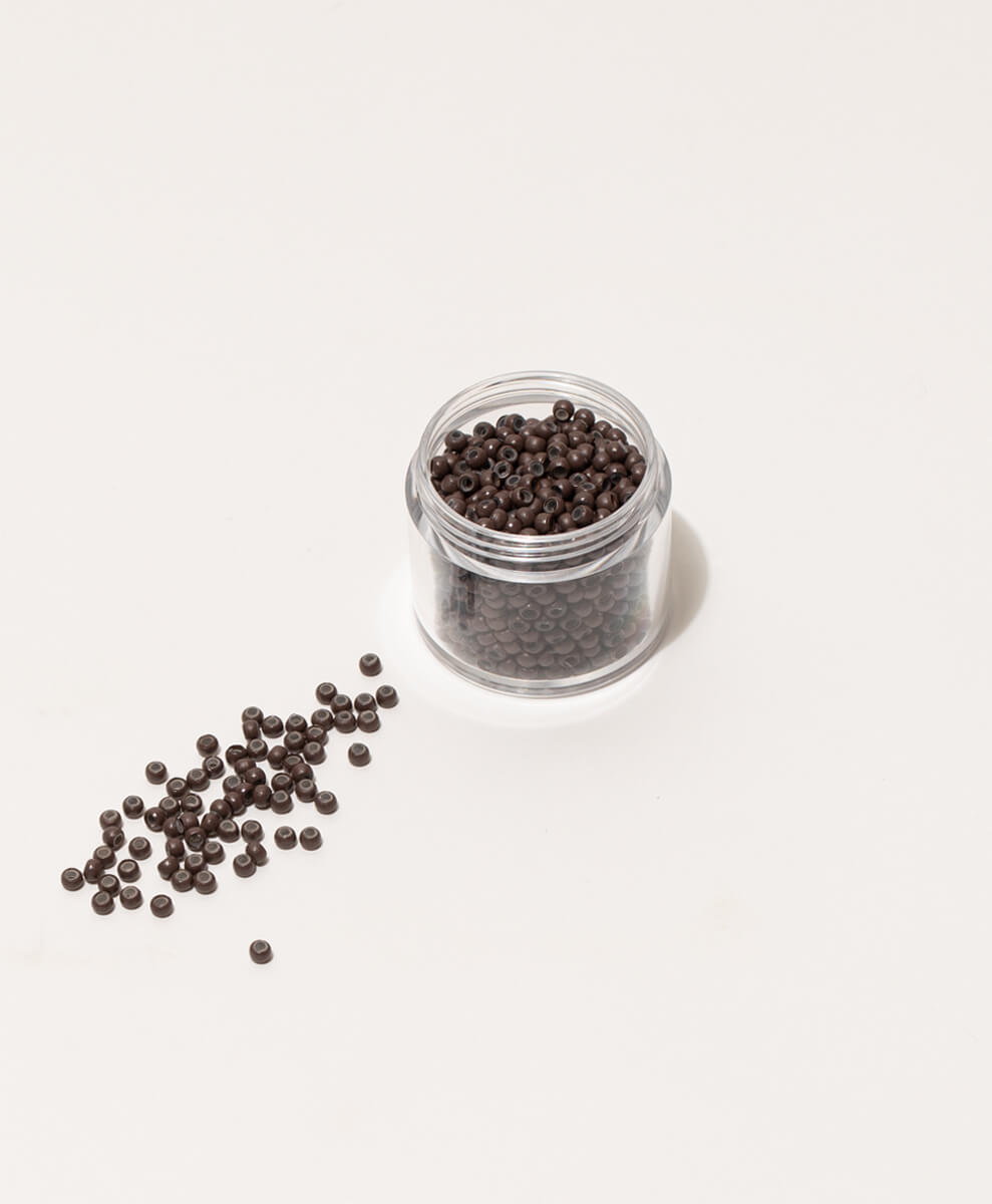 Nano rings, brown, 1000 pieces